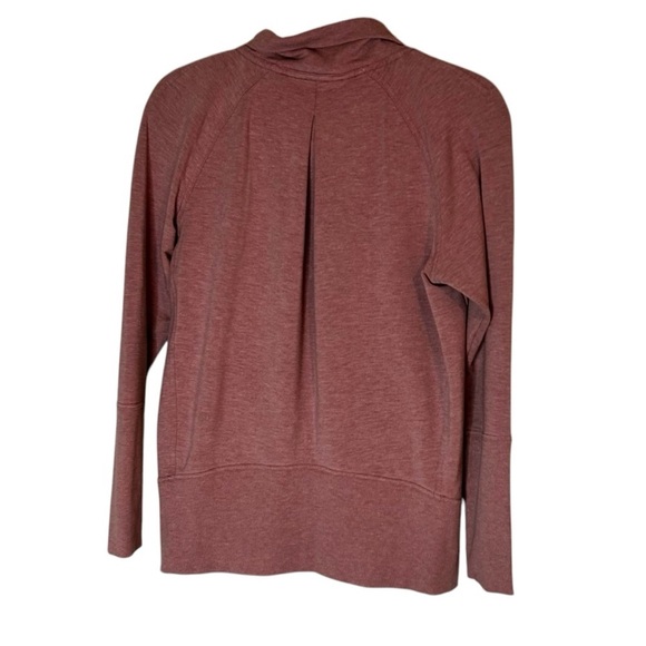 Lululemon High Lines Pullover- Mock Neck Athleisure Sweatshirt- Size 6 - Picture 10 of 14